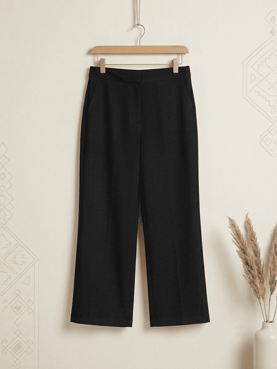 Signature Black-Wide leg pants